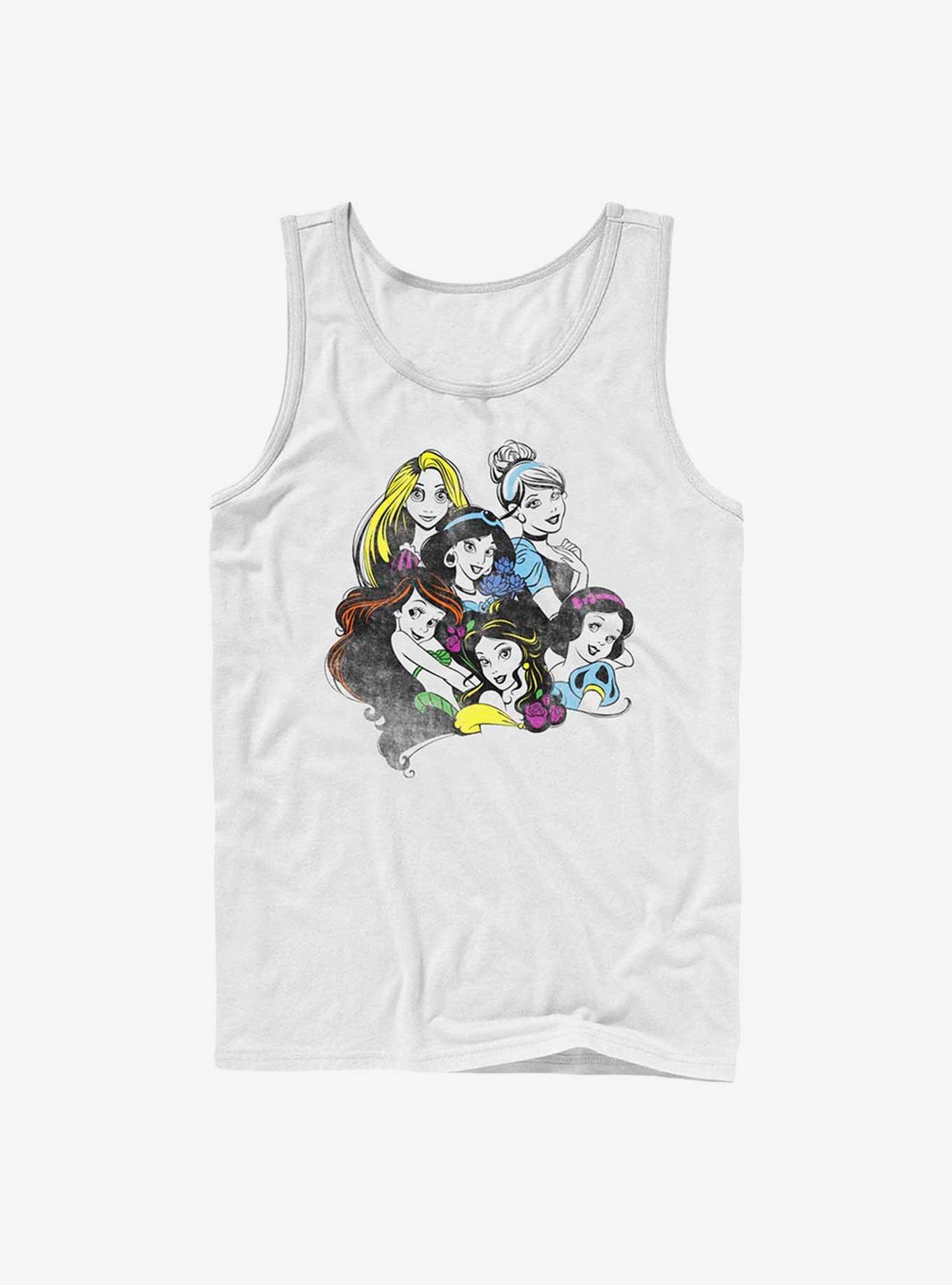Disney Princesses Princess Chillin Tank, WHITE, hi-res
