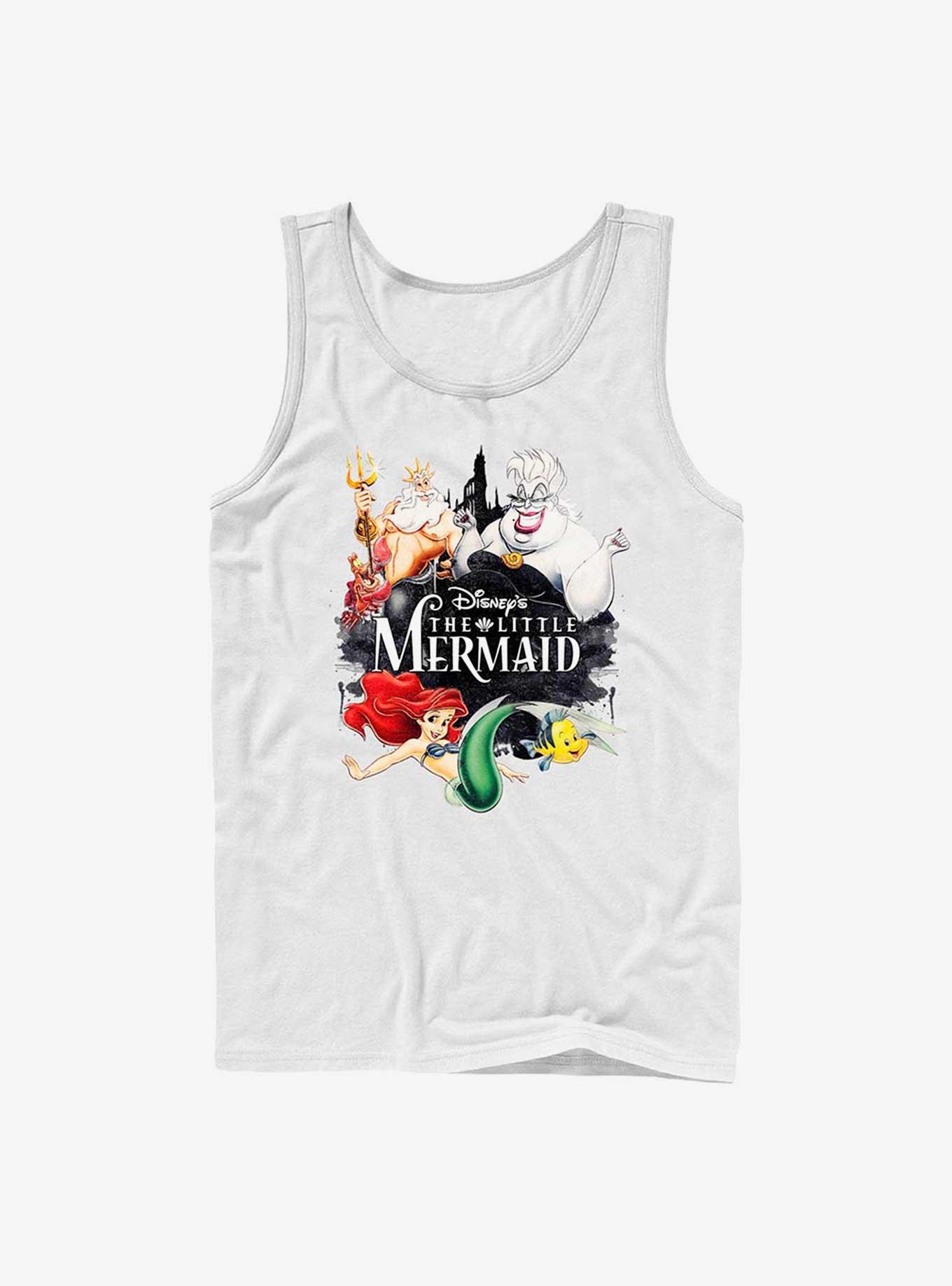 Disney The Little Mermaid Watercolor Poster Tank Top