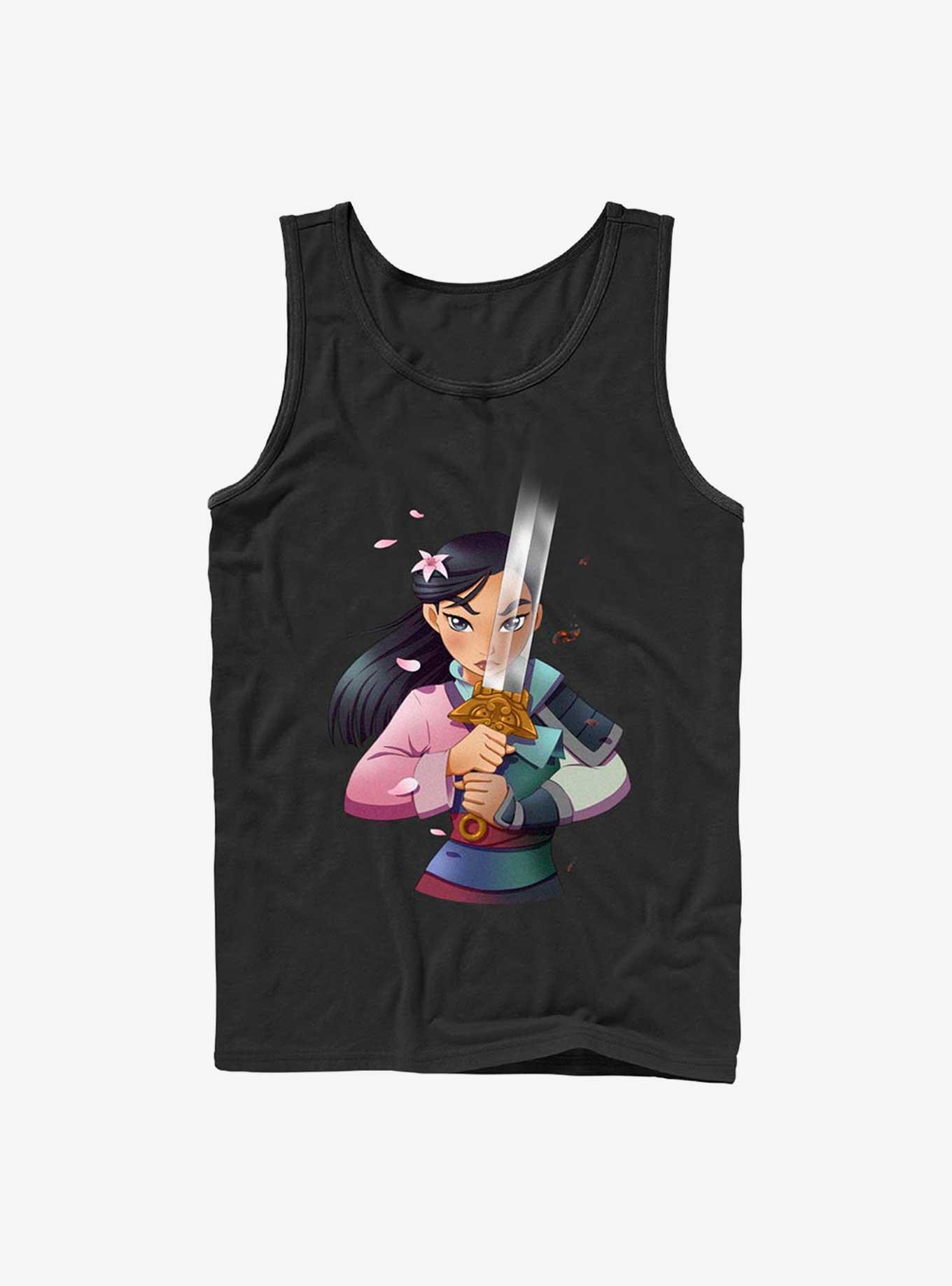 Disney Mulan Anime Mulan Tank, BLACK, hi-res