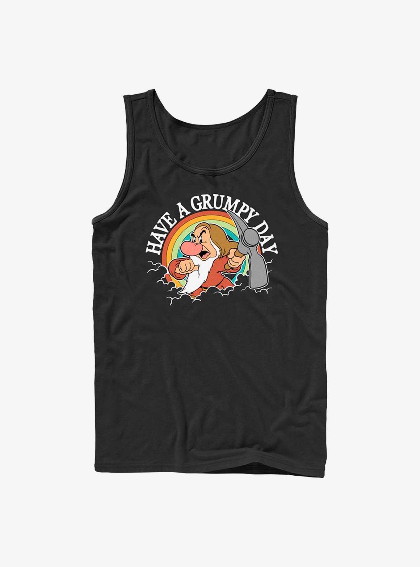 Disney Snow White and the Seven Dwarfs Grumpy Day Tank, BLACK, hi-res