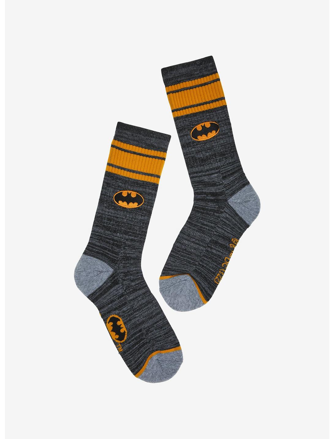 DC Comics Batman Logo Crew Socks, , hi-res