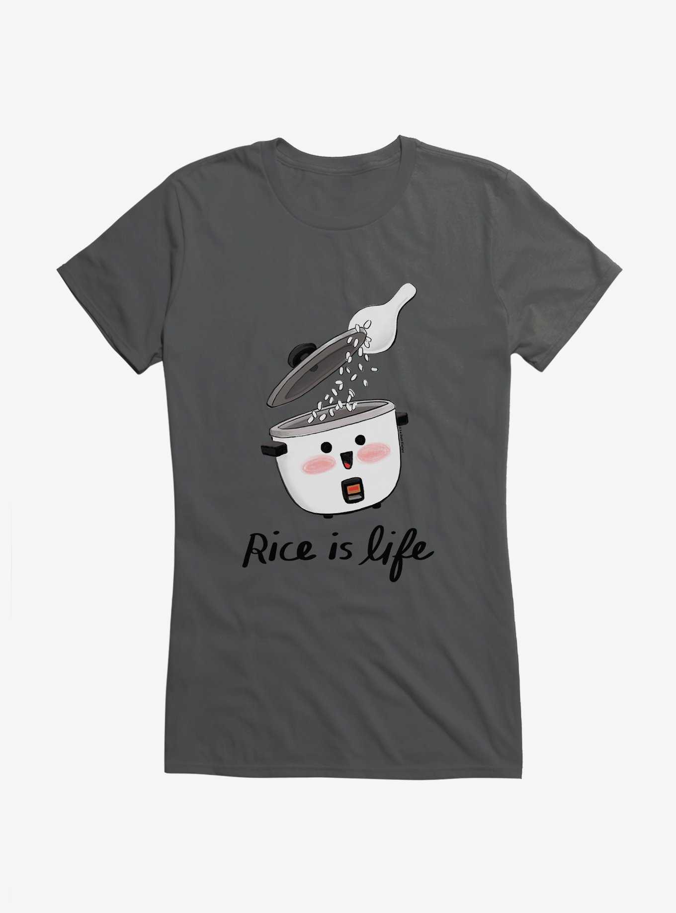 Asian American & Pacific Islander Heritage Le Petit Elefant Rice Is Life Girls T-Shirt, , hi-res