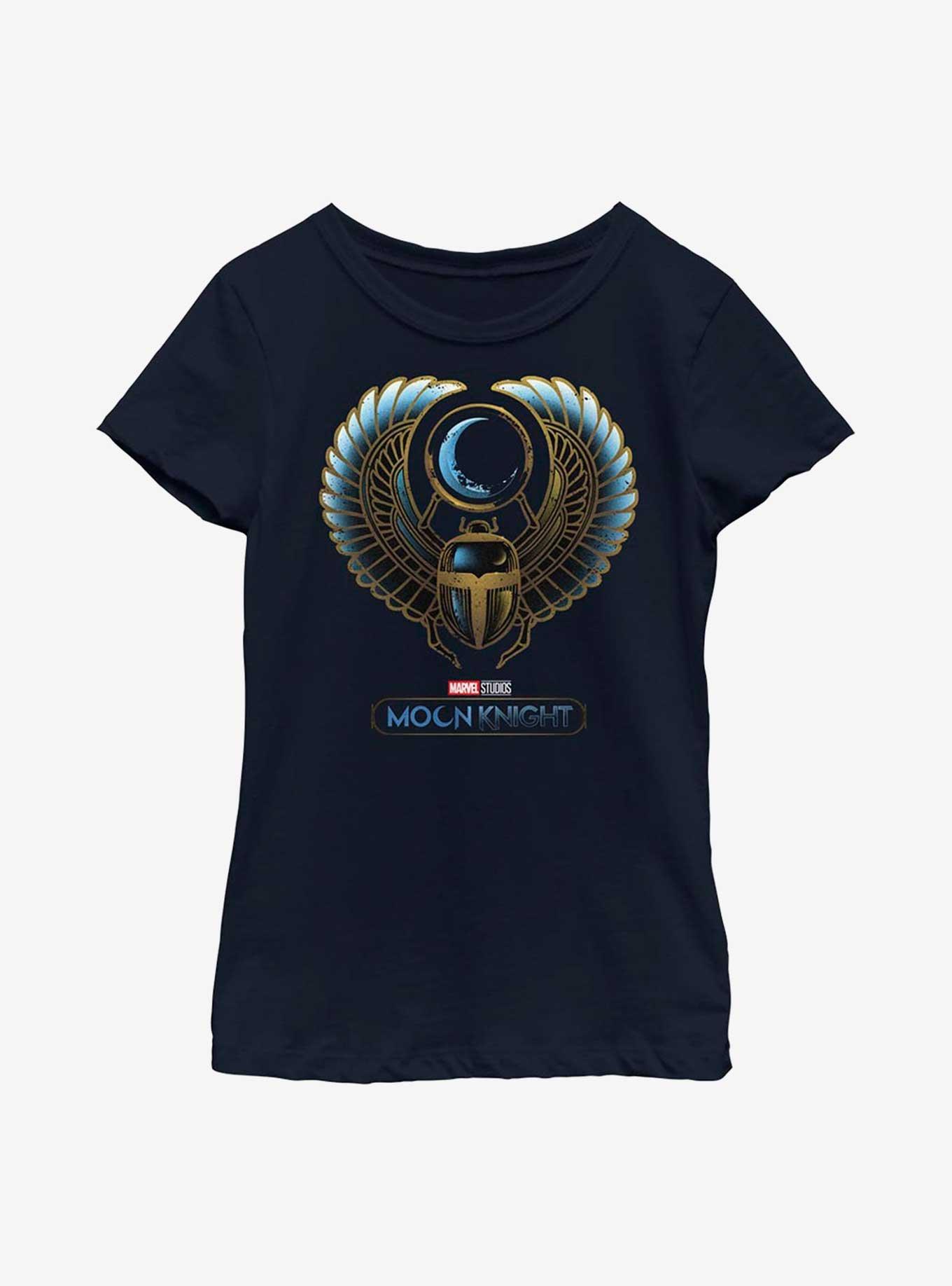 Marvel Moon Knight Scarab Moon Youth Girls T-Shirt, , hi-res