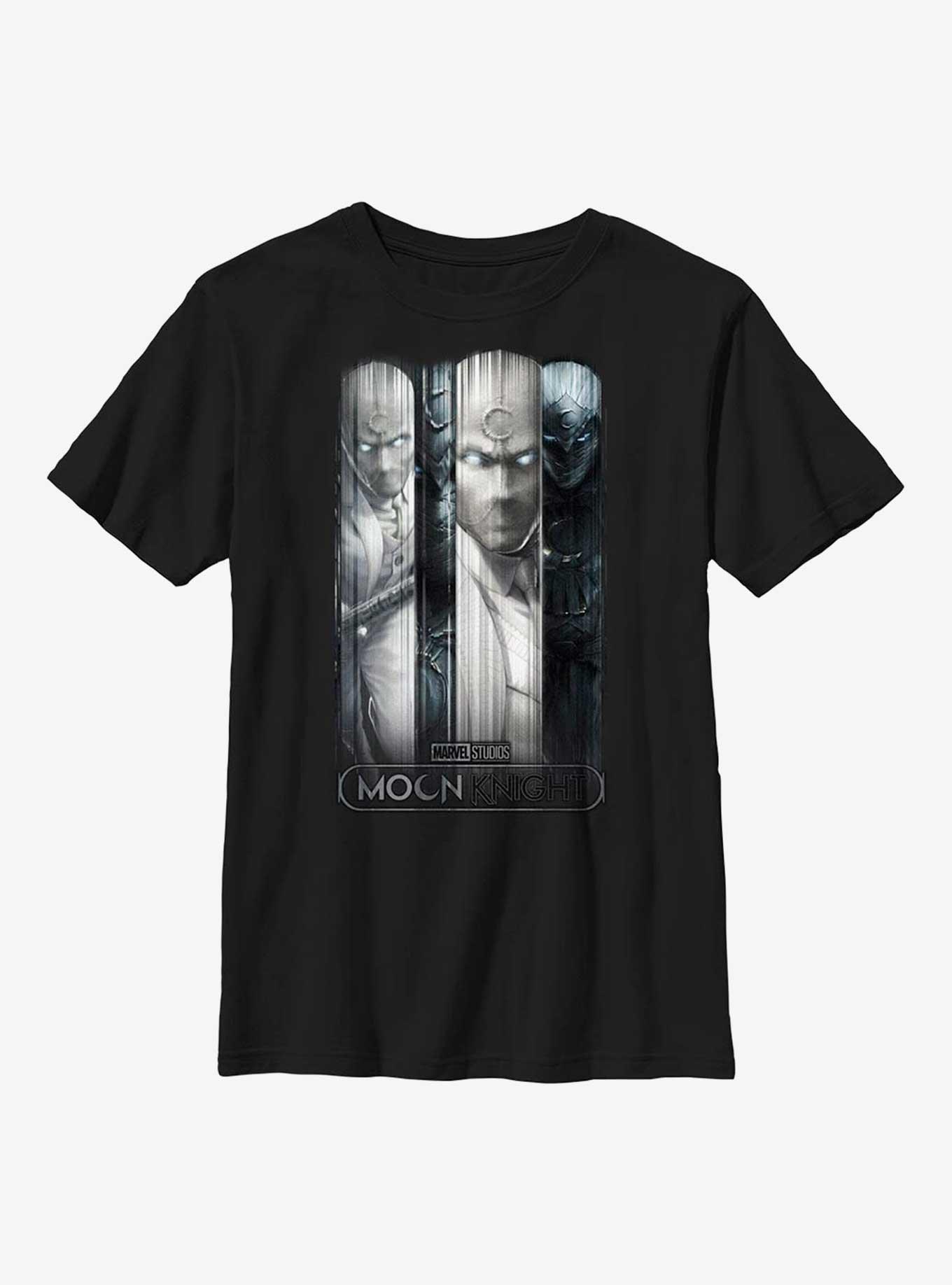 Marvel Moon Knight Glass Panels Youth T-Shirt, , hi-res