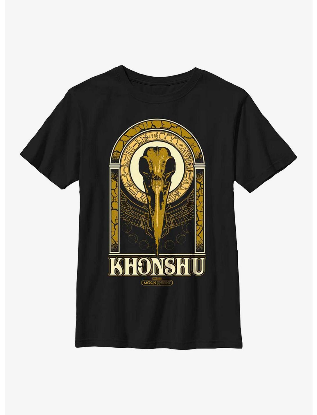 Marvel Moon Knight Khonshu Youth T-Shirt, BLACK, hi-res