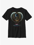 Marvel Moon Knight Scarab Moon Youth T-Shirt, BLACK, hi-res