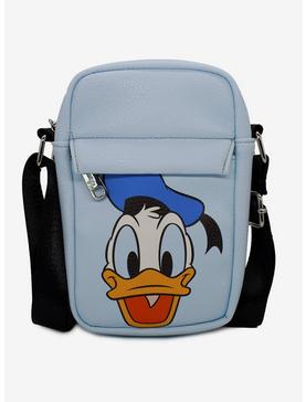 Disney Donald Duck Smiling Expression Close Up Cross Body Bag, , hi-res