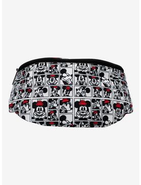 Disney Mickey Mouse And Minnie Expression Blocks White Fanny Pack Bag, , hi-res