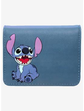 Disney Lilo & Stitch Stitch Smiling Pose Id Fold Over Snap Wallet, , hi-res