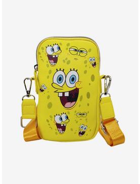 SpongeBob SquarePants Expressions Scattered Phone Bag Wallet, , hi-res