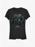Marvel Moon Knight Broken Glass Girls T-Shirt, BLACK, hi-res