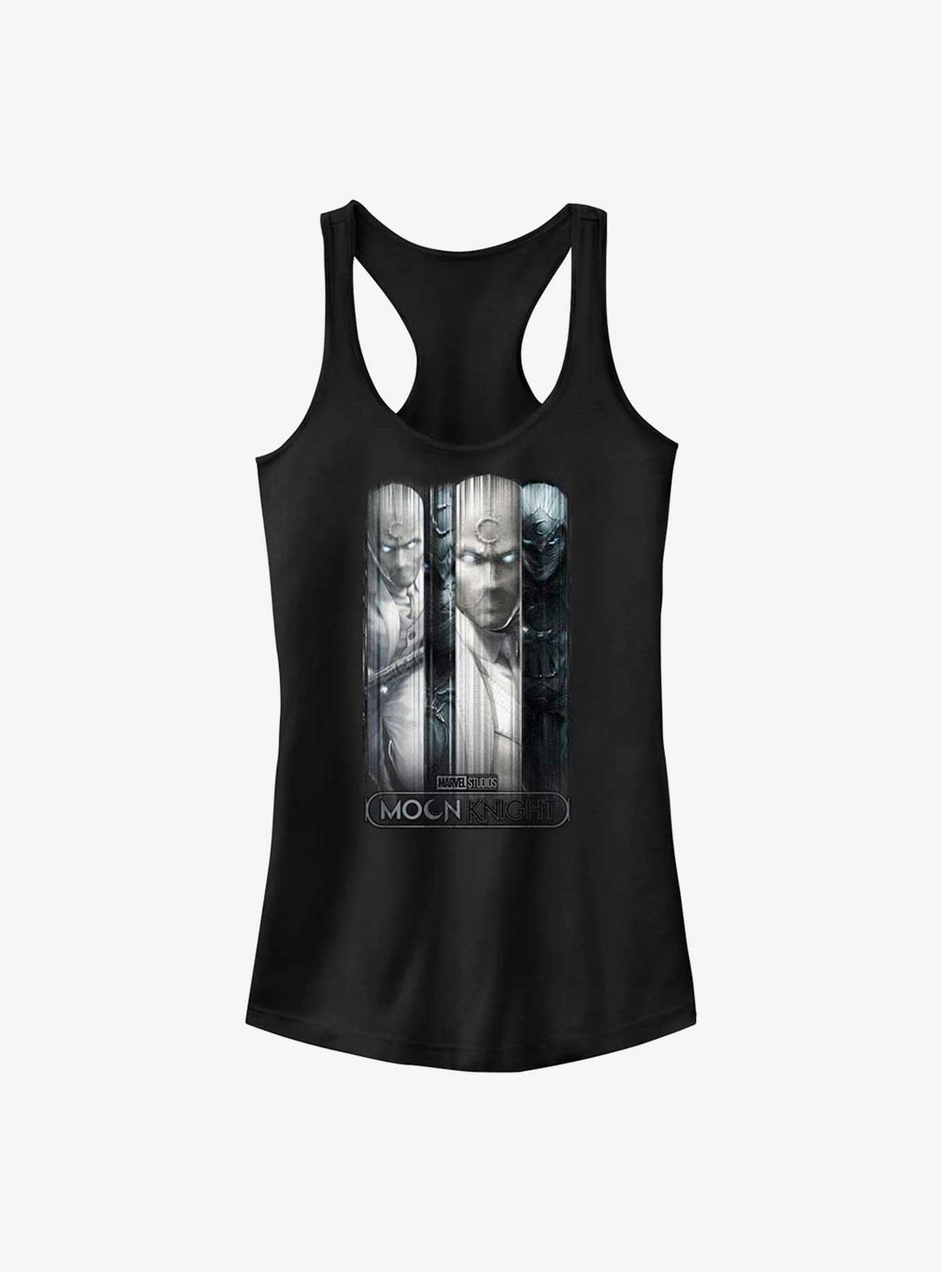 Marvel Moon Knight Glass Panels Girls Tank, BLACK, hi-res