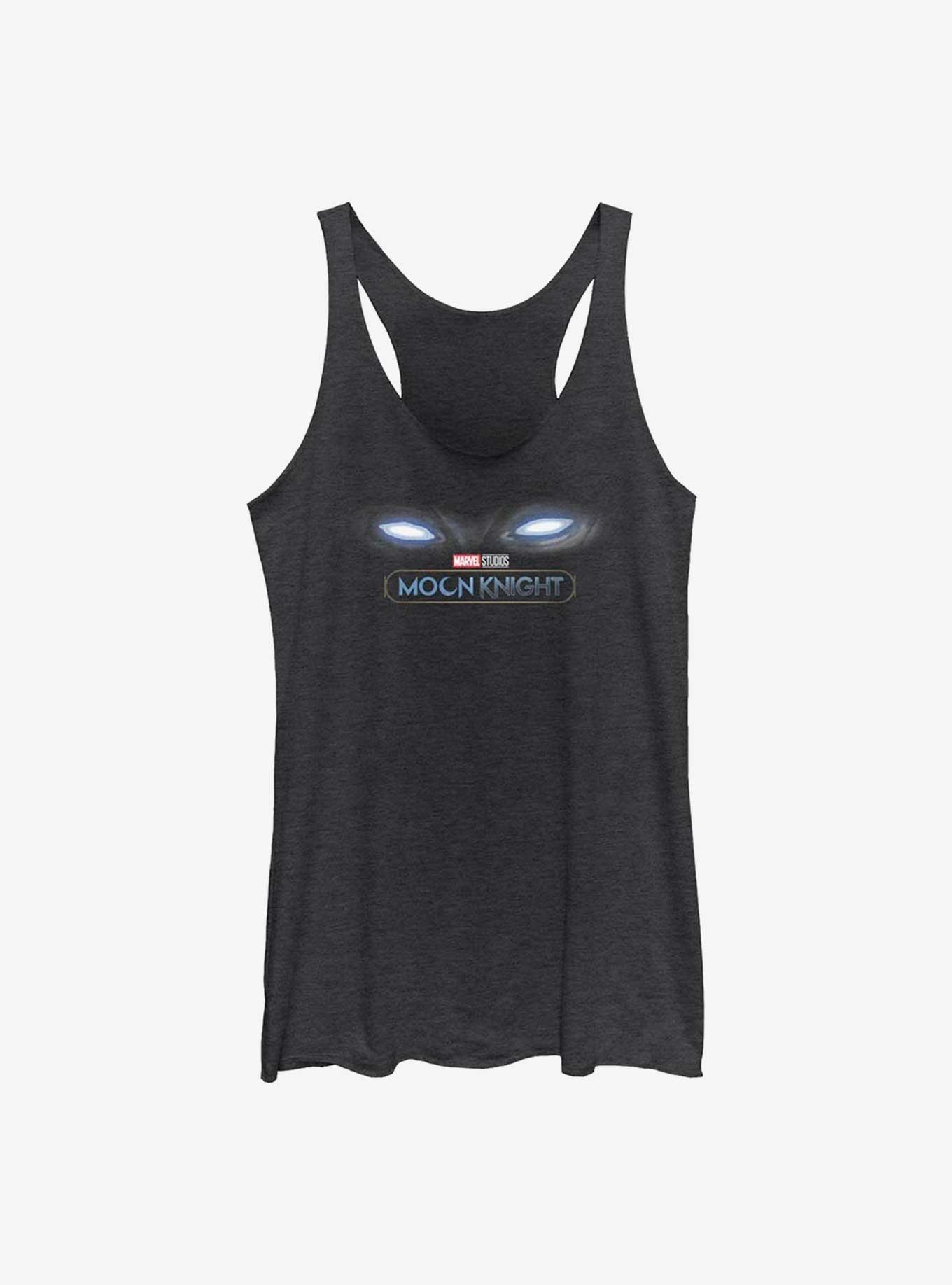 Marvel Moon Knight Moon Eyes Girls Tank, BLK HTR, hi-res