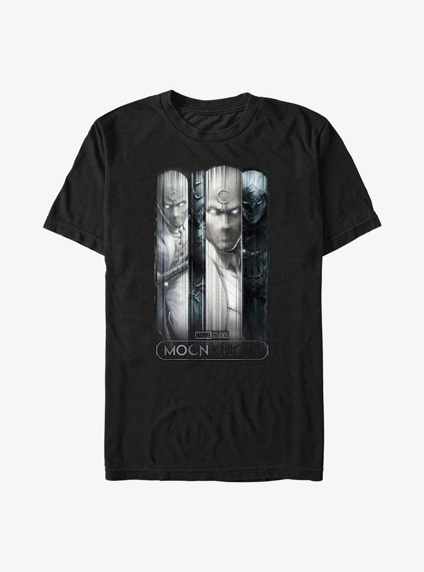 Marvel Moon Knight Glass Panels T-Shirt, BLACK, hi-res