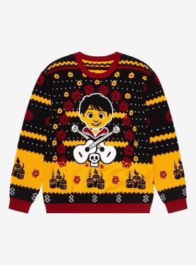 Disney Pixar Coco Miguel Icons Light-Up Holiday Sweater - BoxLunch Exclusive 