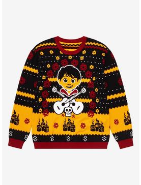 Disney Pixar Coco Miguel Icons Light-Up Holiday Sweater - BoxLunch Exclusive , , hi-res