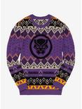Marvel Black Panther Holiday Sweater - BoxLunch Exclusive, PURPLE, hi-res
