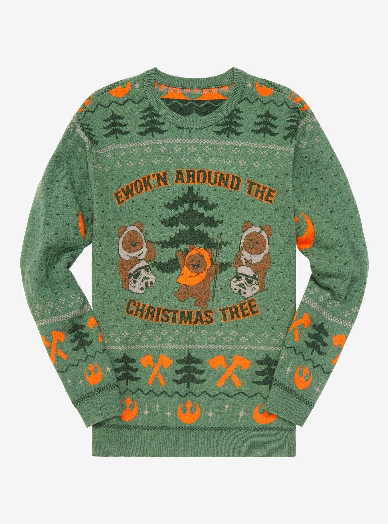 Star Wars Ewoks Ewok'n Around Holiday Sweater - BoxLunch Exclusive