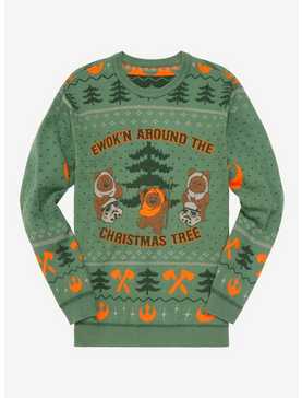 Star Wars Ewoks Ewok'n Around Holiday Sweater - BoxLunch Exclusive, , hi-res