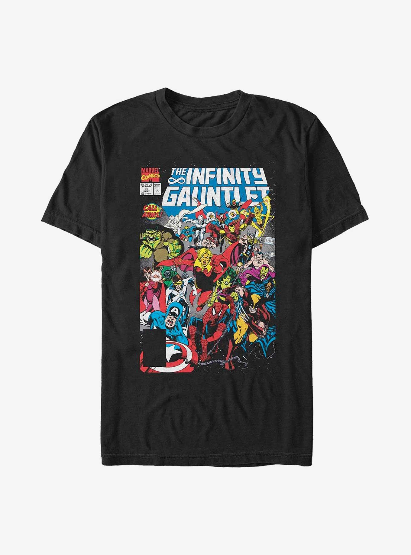 Marvel Avengers Infinity Gauntlet Comic Cover T-Shirt, , hi-res