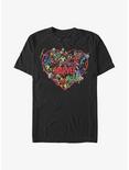 Marvel Avengers Hero Heart T-Shirt, BLACK, hi-res