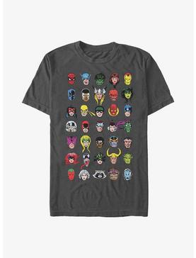 Marvel Avengers Heroes and Villains Faces T-Shirt, , hi-res