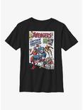 Marvel Avengers Comic Captain America Lives Again Youth T-Shirt, BLACK, hi-res