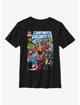 Marvel Avengers Infinity Gauntlet Comic Cover Youth T-Shirt, , hi-res