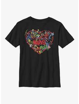 Marvel Avengers Hero Heart Youth T-Shirt, , hi-res
