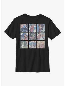 Marvel Avengers Square Comic Panels Youth T-Shirt, , hi-res