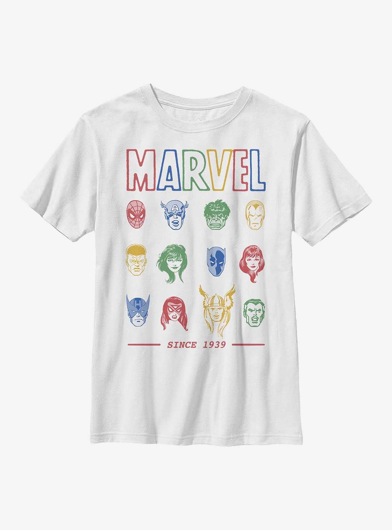 Marvel Avengers Faces Youth T-Shirt, , hi-res