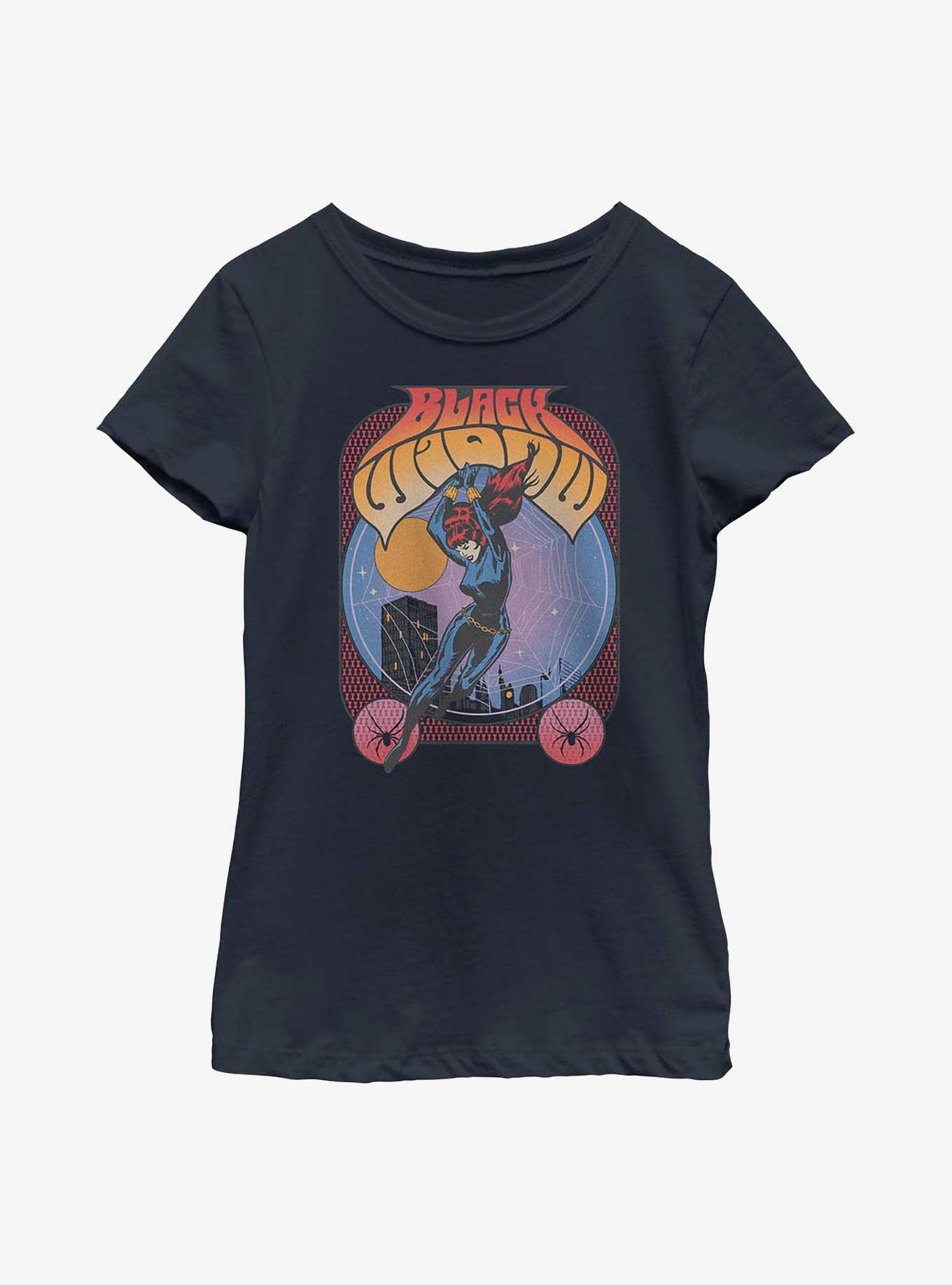 Marvel Black Widow Groovy Youth Girls T-Shirt, , hi-res