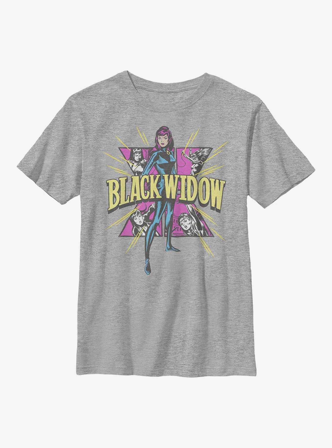 Marvel Black Widow Hero Symbol Fill Youth T-Shirt, , hi-res