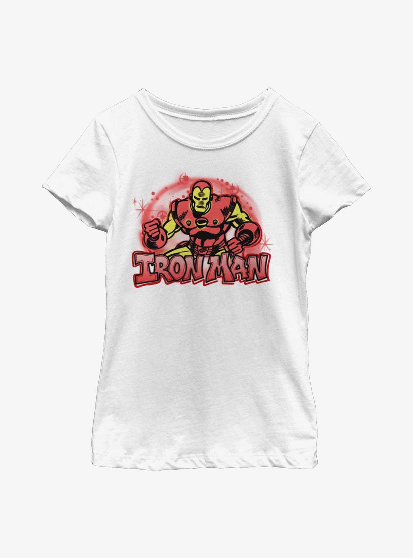 Marvel Iron Man Airbrushed Youth Girls T-Shirt, , hi-res
