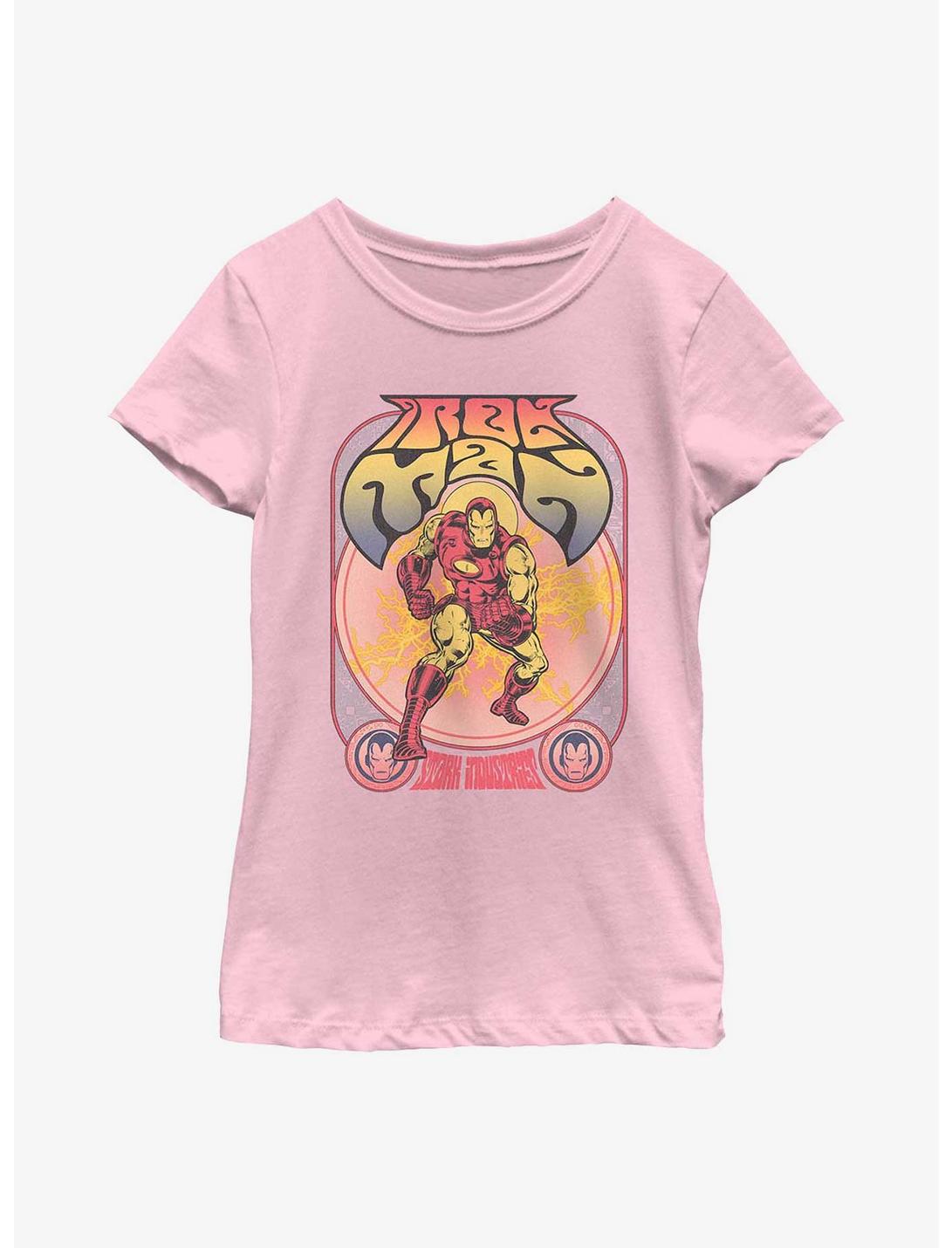 Marvel Iron Man Groovy Youth Girls T-Shirt, PINK, hi-res