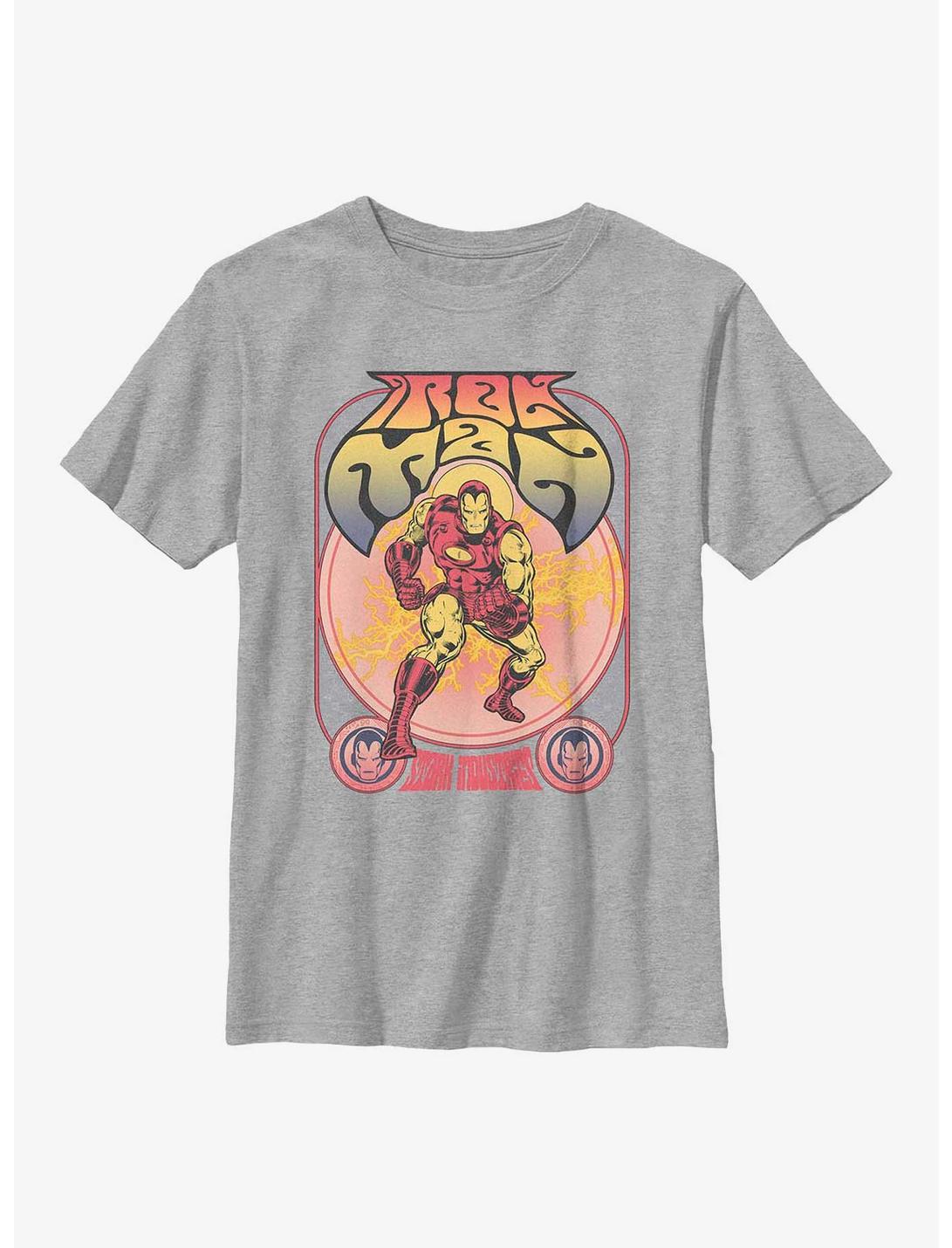 Marvel Iron Man Groovy Youth T-Shirt, ATH HTR, hi-res