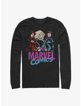 Marvel Scarlet Witch, Captain Marvel & Black Widow Long Sleeve T-Shirt, , hi-res