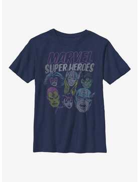 Marvel Grunge Super Heroes Youth T-Shirt, , hi-res