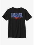 Marvel Star Logo Youth T-Shirt, BLACK, hi-res