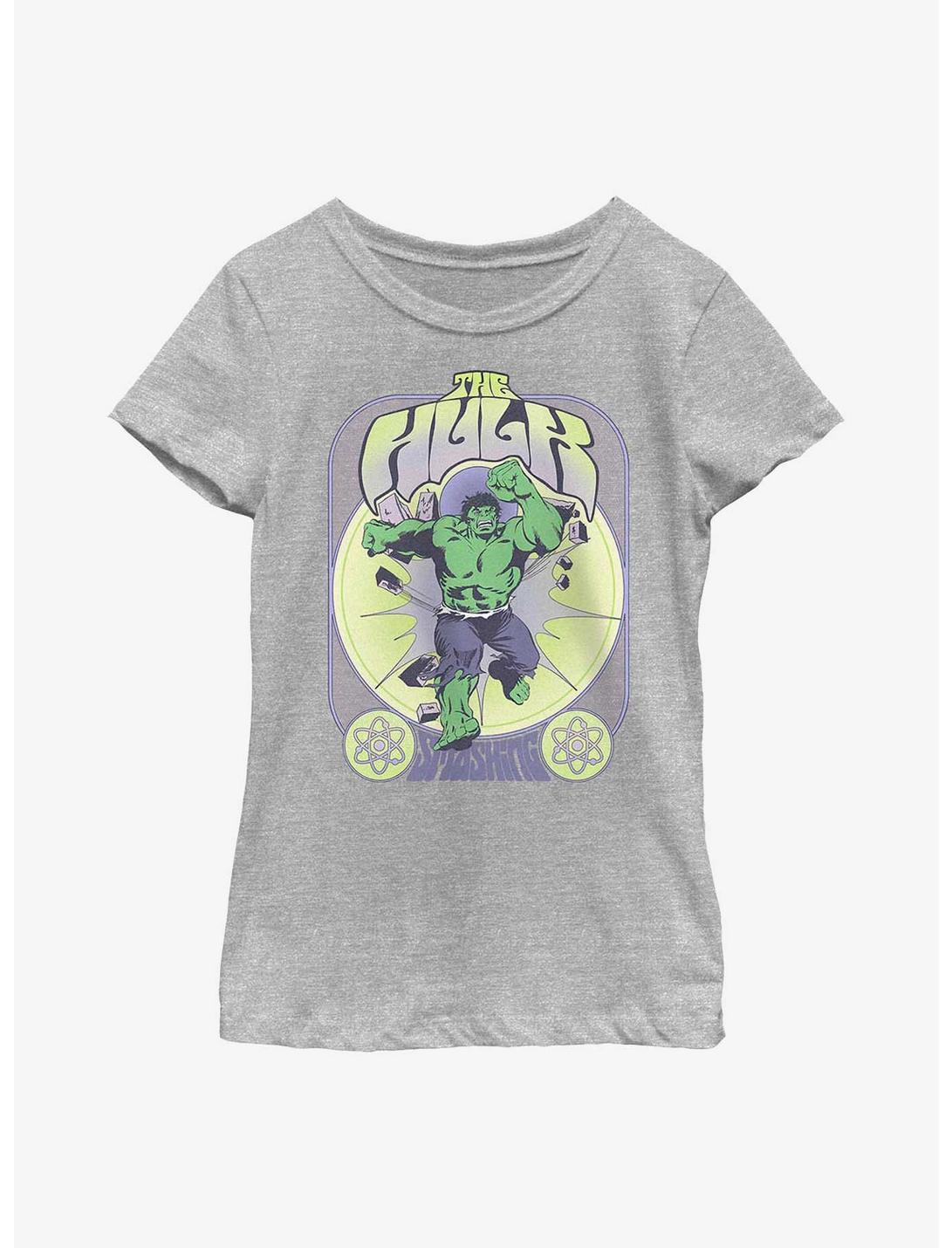 Marvel The Incredible Hulk Groovy Youth Girls T-Shirt, ATH HTR, hi-res
