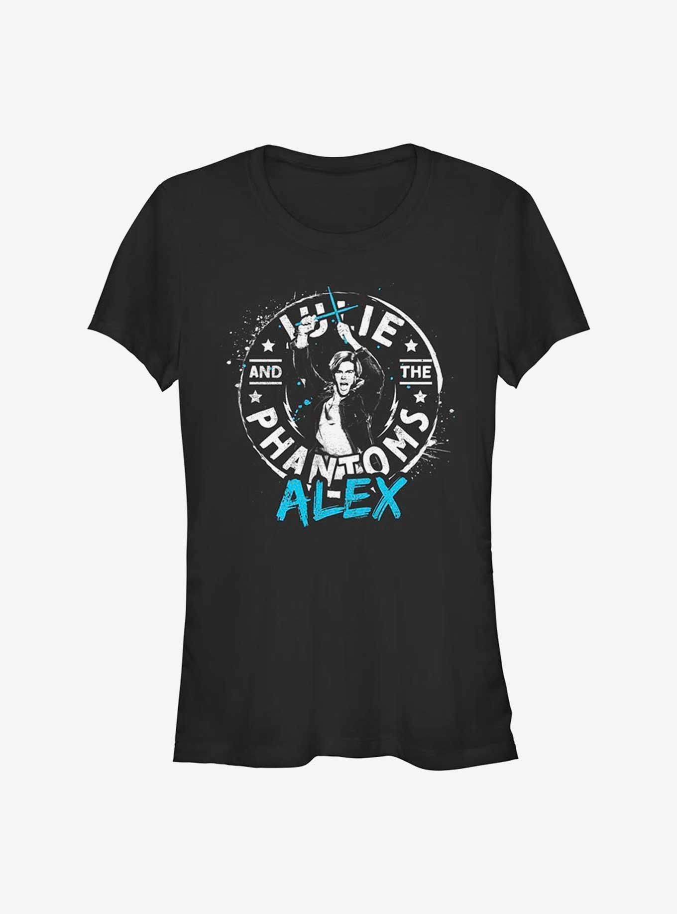 Julie and the Phantoms Alex Grunge Girls T-Shirt, BLACK, hi-res