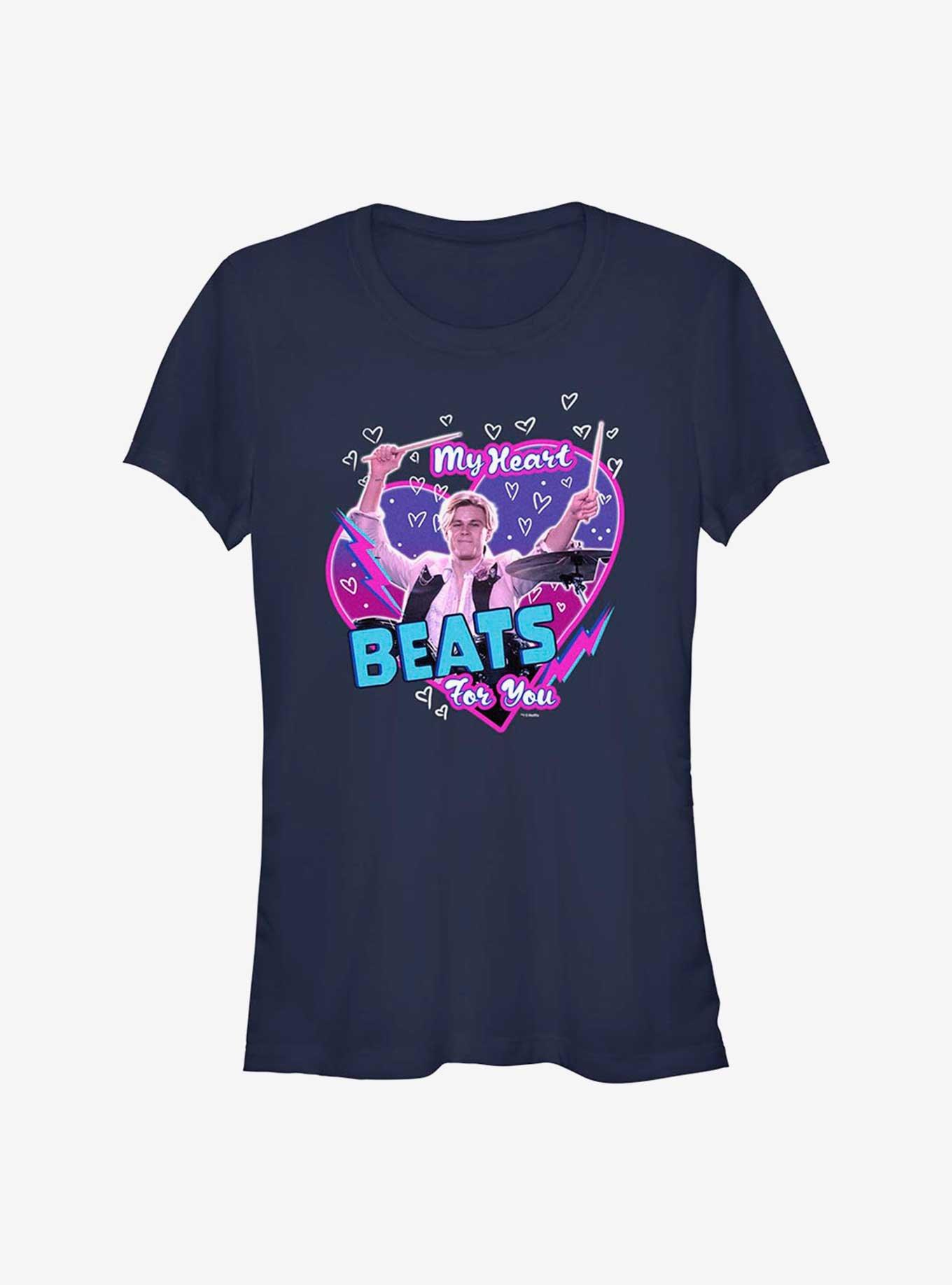 Julie and the Phantoms Beats 4 You Girls T-Shirt, NAVY, hi-res