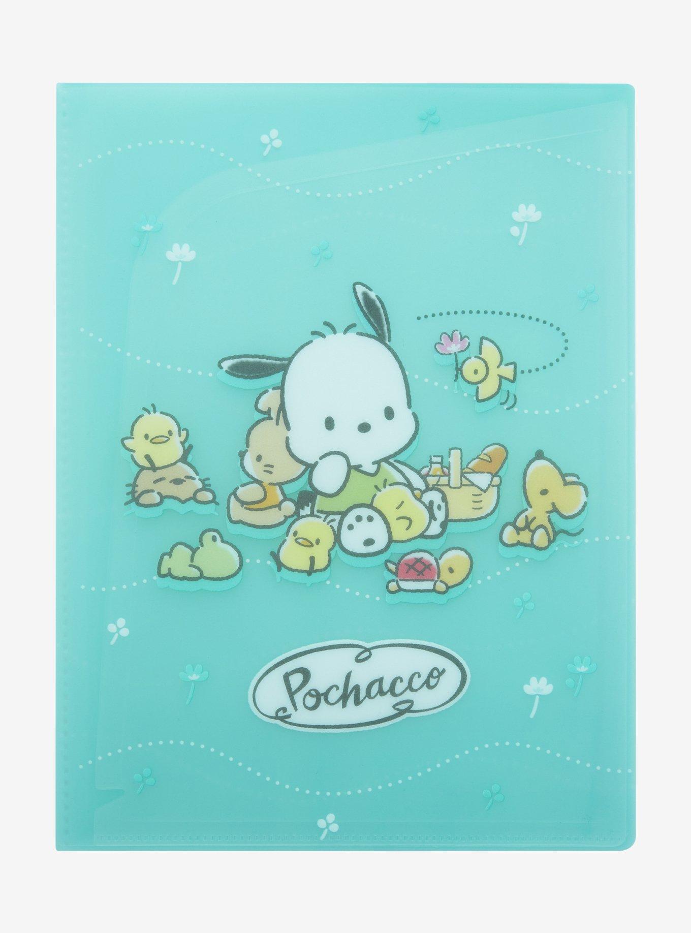 Pochacco Clear File Pocket Folder, , hi-res