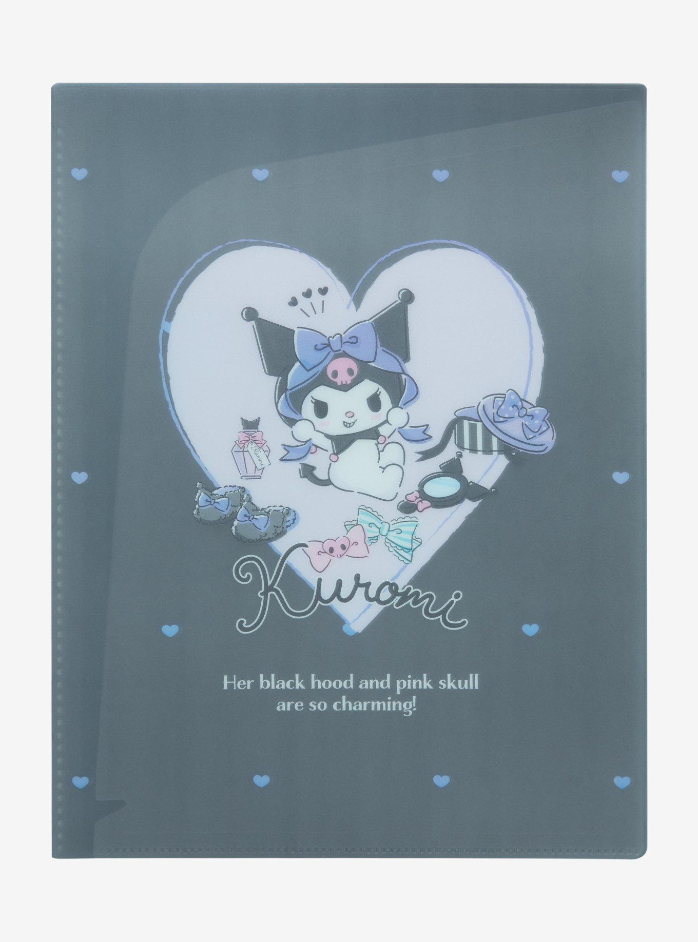 Kuromi Clear File Pocket Folder, , hi-res
