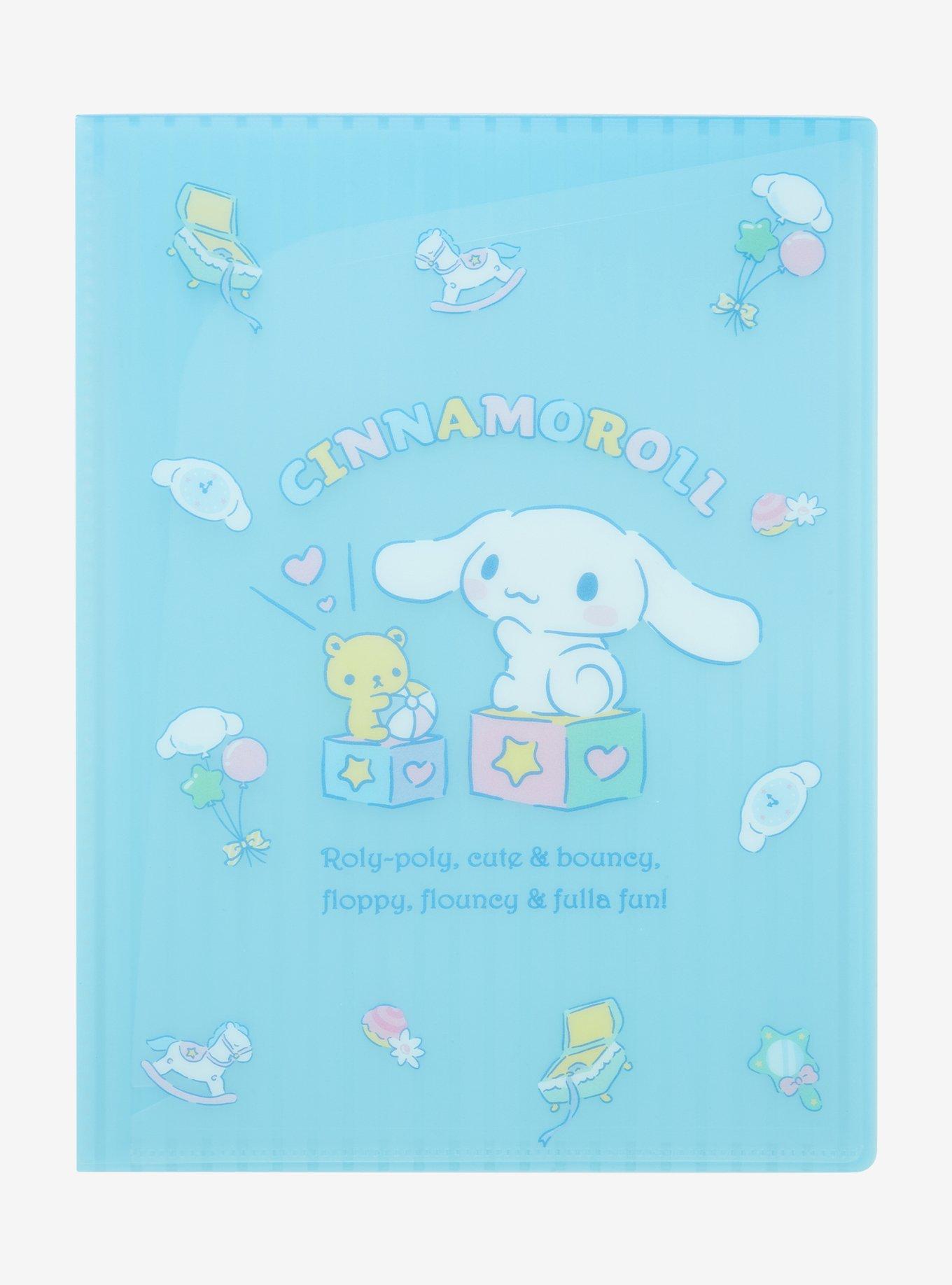 Cinnamoroll Clear File Pocket Folder | Hot Topic