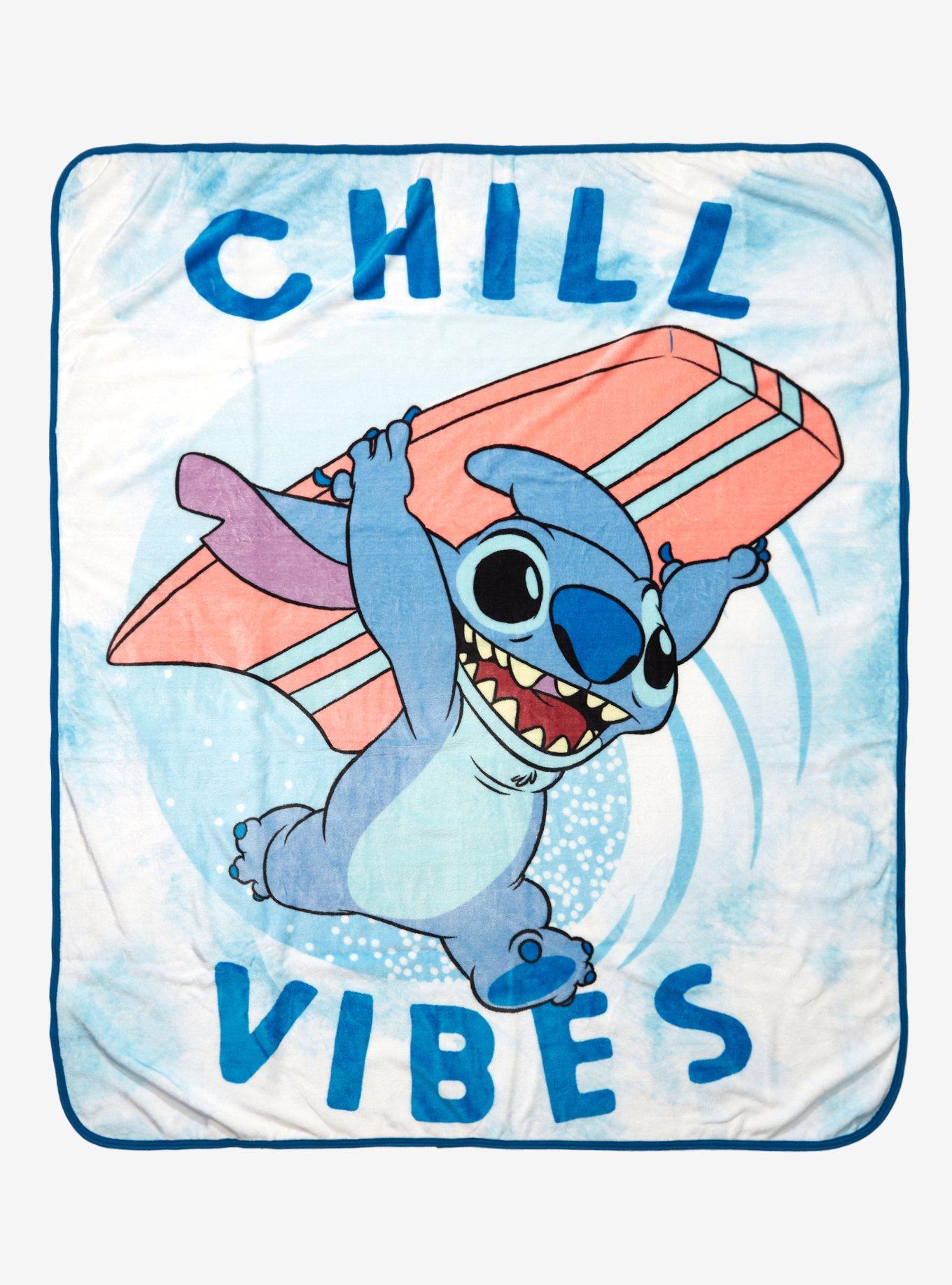 Disney Lilo Stitch Surf Vibes Throw Blanket