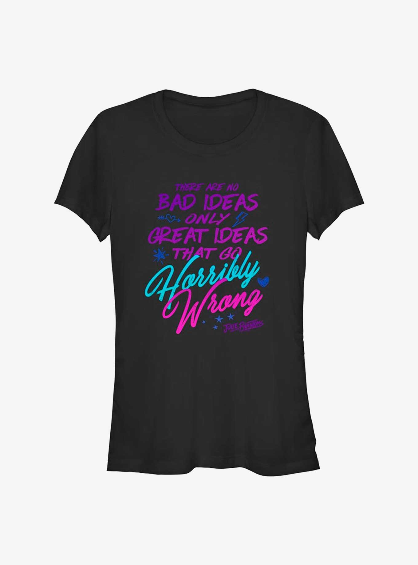 Julie and the Phantoms No Bad Ideas Girls T-Shirt, BLACK, hi-res