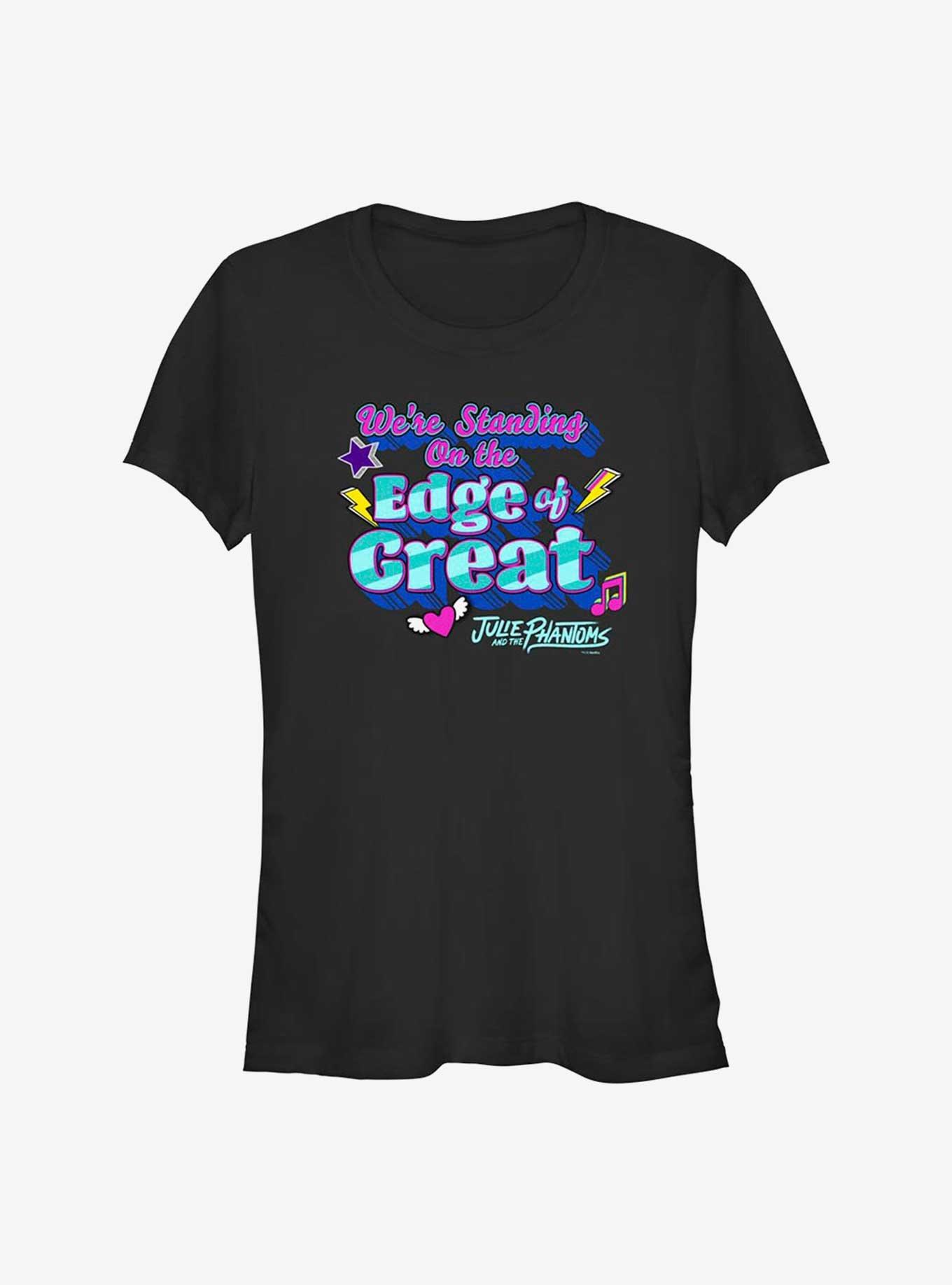 Julie and the Phantoms Standing On The Edge Girls T-Shirt, BLACK, hi-res