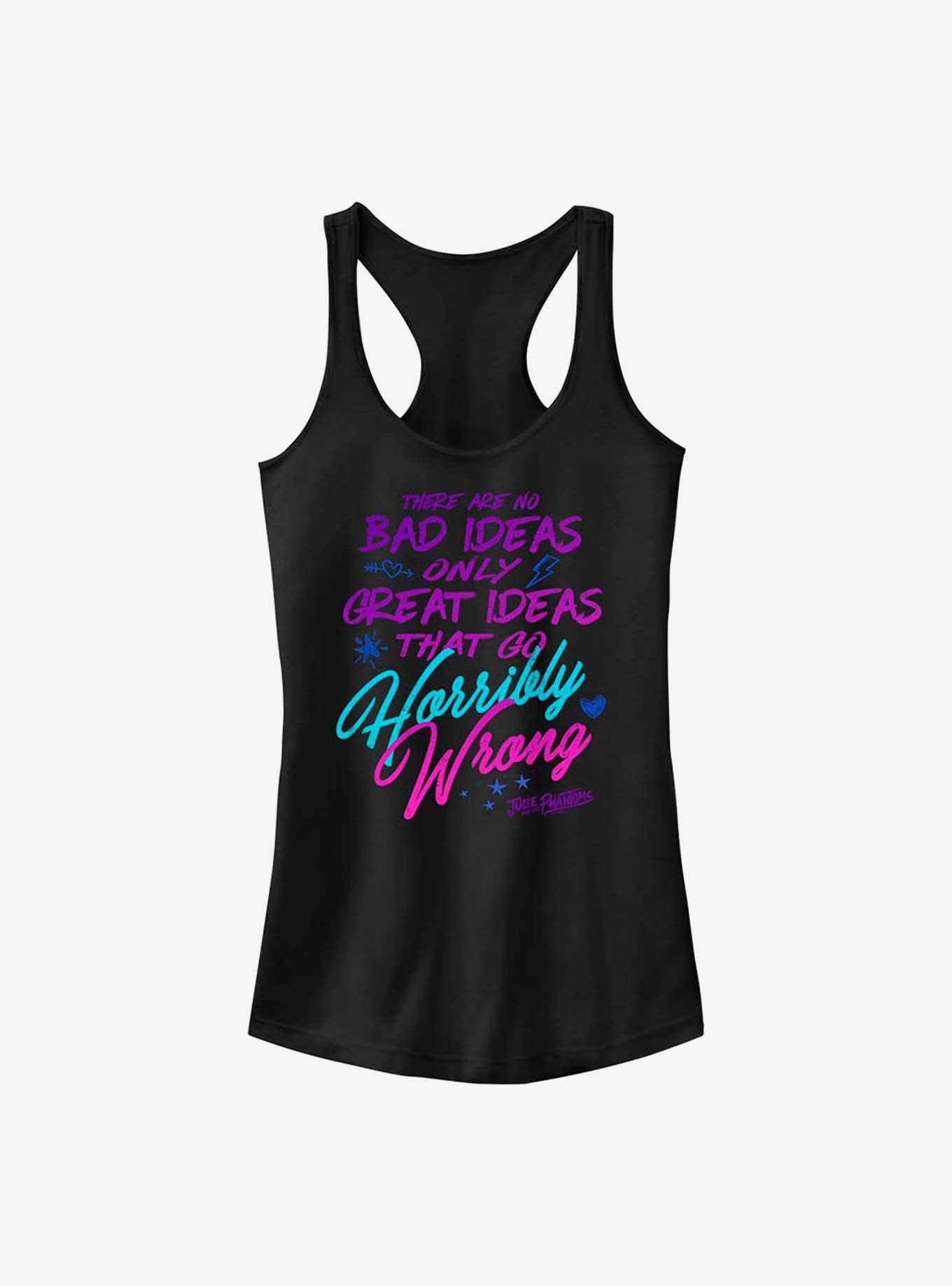 Julie and the Phantoms No Bad Ideas Girls Tank, BLACK, hi-res