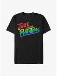 Julie and the Phantoms Rainbow Logo T-Shirt, BLACK, hi-res